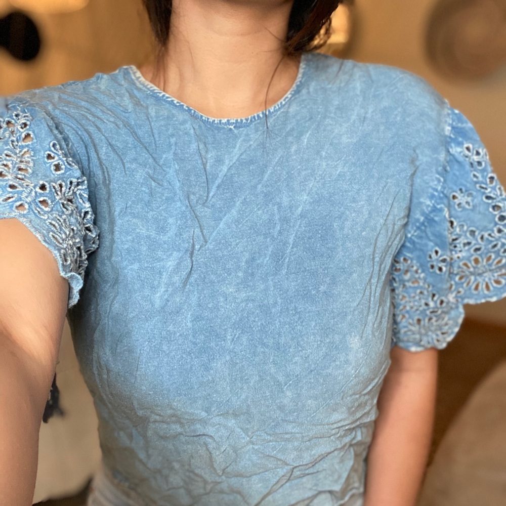 Detail Sleeve Blouse